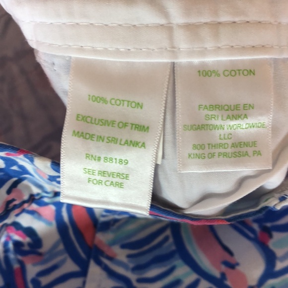 Rare retired Lilly Pulitzer shorts red right NWT - Picture 7 of 9